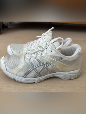 Asics White/Yellow/Silver Sneakers